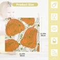 thumbnail image 2 of SKYSONIC 3 PCS Cute Orange Pumpkin Baby Muslin Washcloths, Autumn Harvest Face Towel Burp Cloths Ultra Soft Absorbent Cotton Bath Wipes Towels for Newborn Boys Girls, 2 of 7