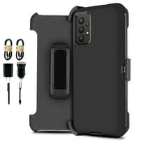 Value Pack ! for Samsung Galaxy A51 5G (NOT FIT A51 4G) Heavy Duty Built In Screen Protector Phone Case 360° Cover Clip Kickstand Holster Hybrid Shock Bumper