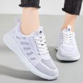 thumbnail image 2 of Vedolay Wide Sneakers Shoes for Women Comfortable Casual Fashion Flats Breathable Sneakers,White 6.5, 2 of 5