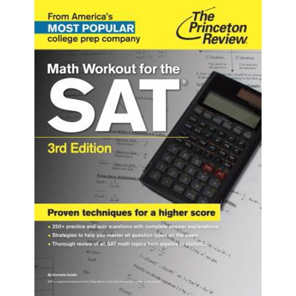 Pre-Owned Math Workout for the SAT, 3rd Edition (College Test Preparation) (Paperback) 037542833X 9780375428333