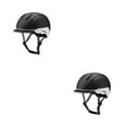 thumbnail image 4 of Toystoory Casco de bicicleta resistente y confiable para entusiastas del ciclismo Cascos de ciclismo Casco de equitación EPS en blanco y negro METRO【55-58CM】 2piezas, 4 of 6
