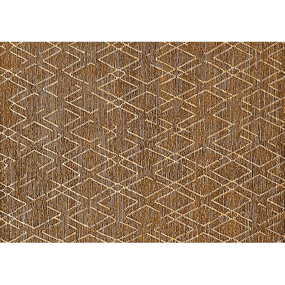 Ahgly Company Indoor Rectangle Solid Orange Modern Area Rugs, 8' x 10'