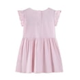 thumbnail image 2 of Emy Dola Toddler Girl's Dresses Easter Cotton Ruffle Sleeve Jersey Dress 2-8 Years A-Line Embroidery Casual Summer Sundress, 2 of 6