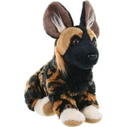 Wild Republic African Wild Dog Plush, Stuffed Animal, Plush Toy, Gifts for Kids, Cuddlekins 8 Inches