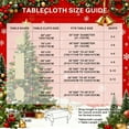 thumbnail image 2 of Vintage Nativity Christmas Tablecloth - Traditional Holy Family & Christmas Tree Pattern Table Cover, Festive Dining Decor for Restaurant & Family Party, Durable Washable Fabric, 55*71in, E, 2 of 5