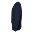 thumbnail image 3 of LAT Adult Crewneck Fleece Sweatshirt Men & Women, Navy, Large, 3 of 4