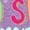 Purple, variant on Women's Happy To See Your Face Cute Colorful Letter Smile Star Graphic V-Neck Casual Soft Short Daily T-Shirt Top