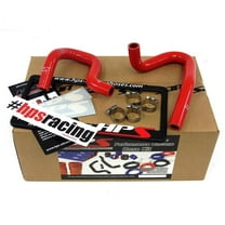 HPS Reinforced Red Silicone Heater Hose Kit Coolant for Hyundai 10-14 Genesis Coupe 2.0T Turbo 4Cyl