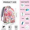thumbnail image 6 of "Sunflower Design Fashion Backpack - Cute Wildflower Pattern School Bag for Women & Teens, Features Multiple Pockets & Padded Laptop Compartment, Stylish Floral Accessory", 6 of 6