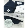 thumbnail image 2 of Honest Baby Clothing Baby Boy or Girl Gender Neutral Organic Cotton Take Me Home Gift Set, 6 Piece (Newborn-6 Months), 2 of 6