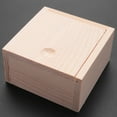 thumbnail image 4 of 3X Pequeña Caja de Almacenamiento de Madera Caja para Joyas Pequeños Caja de Regalo de Color de Madera, 4 of 8