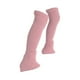 thumbnail image 4 of Calentadores de piernas para patinaje, suaves, ligeros, modernos, tejidos por encima de la rodilla, largos. Rosa, 4 of 9