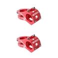 thumbnail image 4 of Soidarity Vástago corto de repuesto para bicicleta, componente modificado, vástago hueco para manillar de bicicleta, accesorios para marco de bicicleta, Rojo 2piezas Soidarity CBP497093, 4 of 5