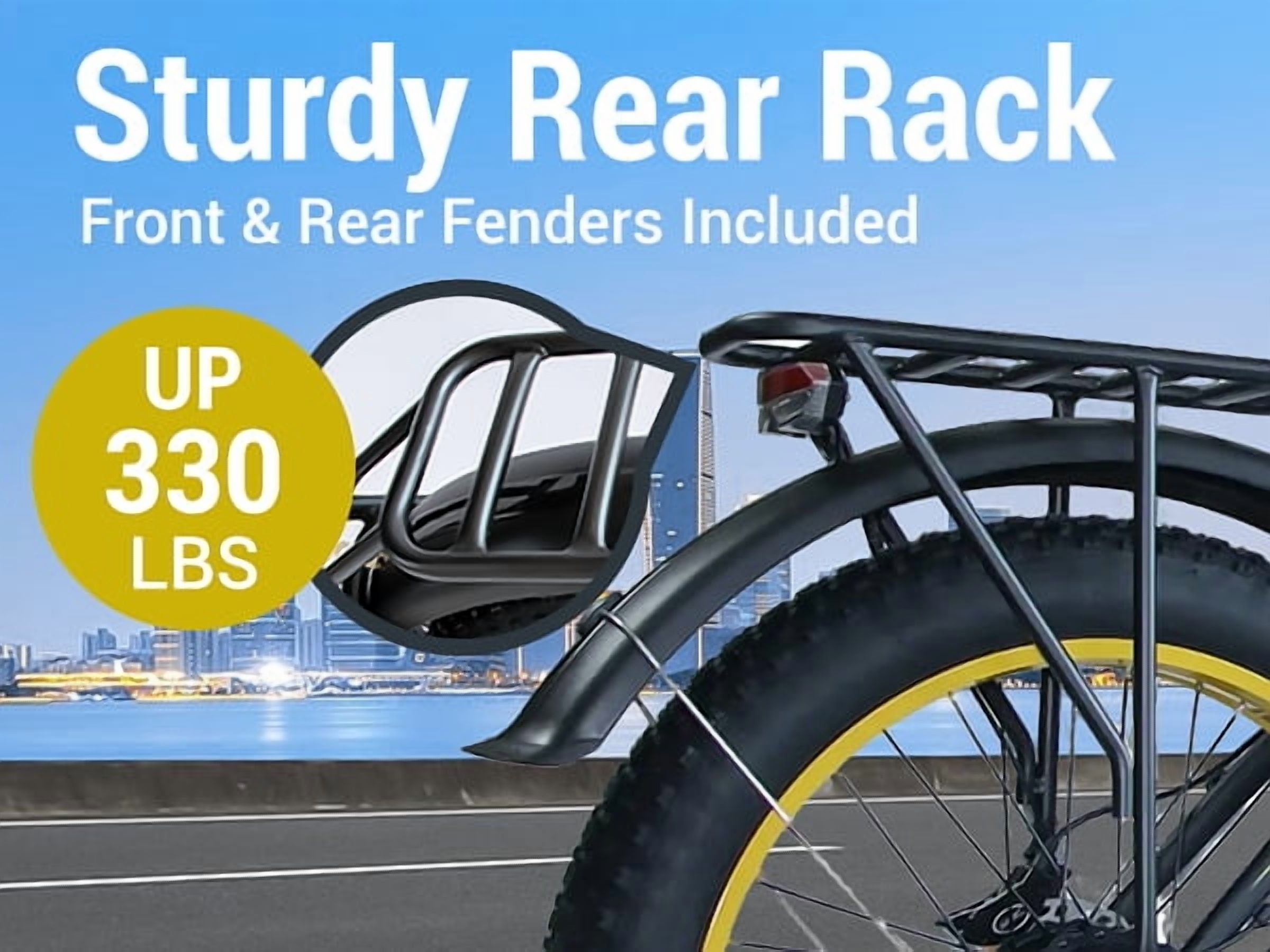 SMLRO TS60 Electric Bike – 2000W Dual Motors, 60V 25Ah, 26" Fat Tires, Hydraulic Disc Brakes, Full Suspension, 45MPH Max Speed