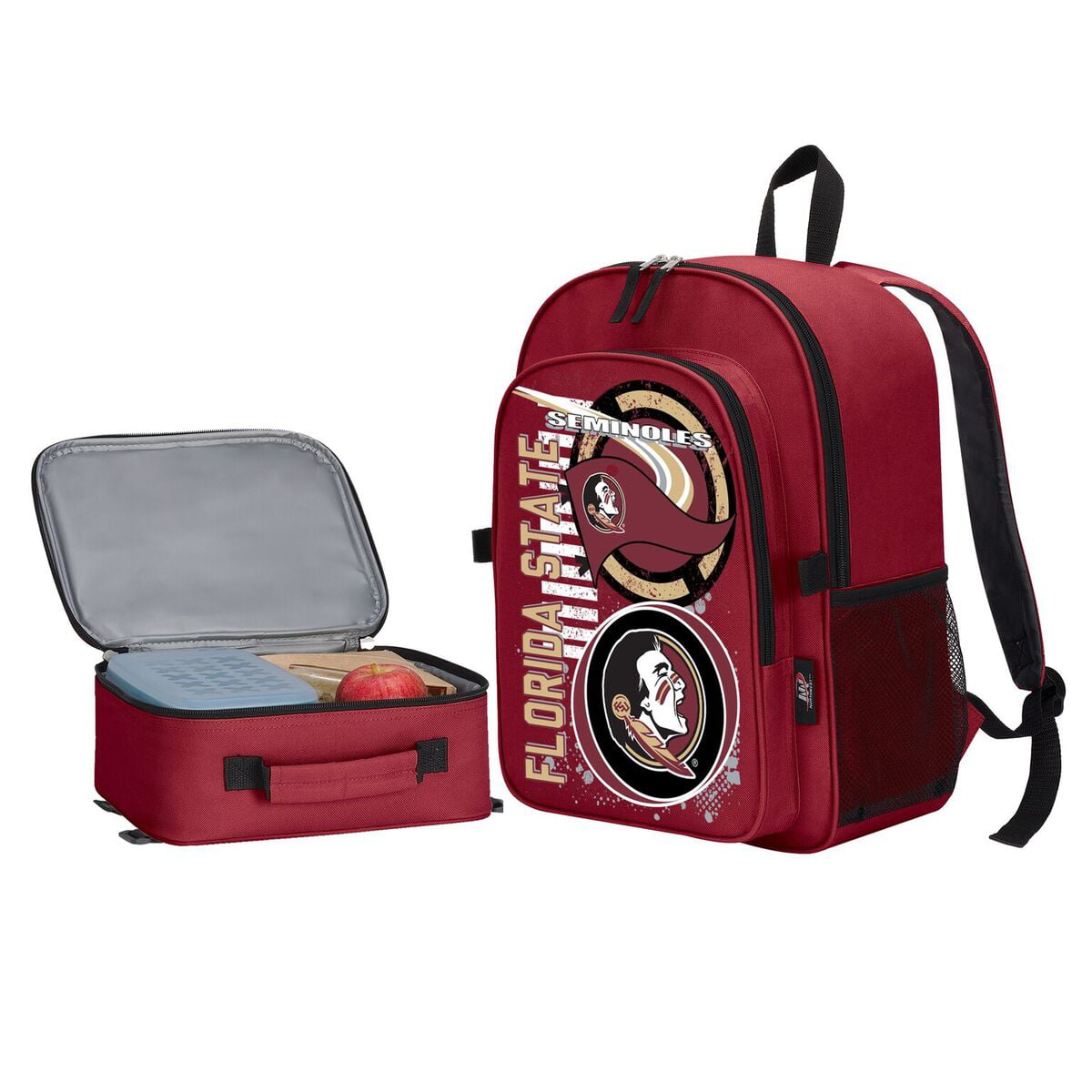 Officially Licensed NCAA Sacked Lunch Cooler Bag 10.5 x 8.5 x 4 Multi Color 