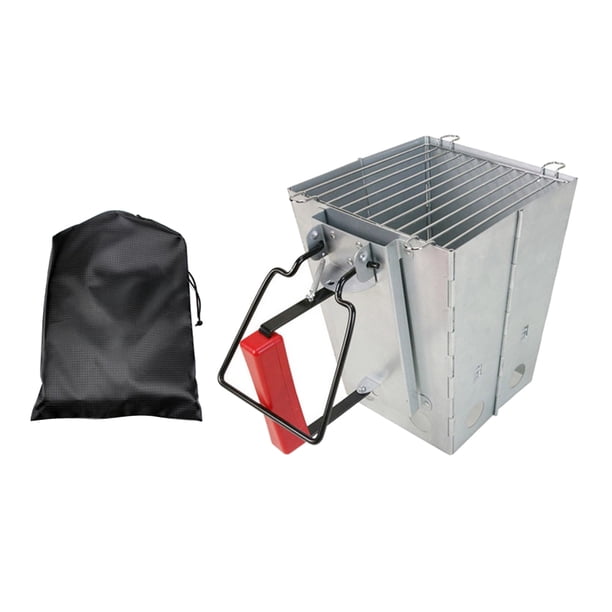 Encendedor de chimenea de carbón plegable - Encendedor de carbón para parrillas portátiles, hornos holandeses y estufas de campamento - Herramientas y Sunnimix arrancador de chimenea de carbón