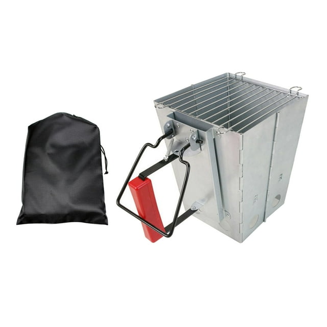 Encendedor de chimenea de carbón plegable - Encendedor de carbón para parrillas portátiles, hornos holandeses y estufas de campamento - Herramientas y Sunnimix arrancador de chimenea de carbón