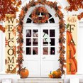 thumbnail image 4 of 70×13 Inch WELCOME FALL Thanksgiving Banner - Autumn Harvest Pumpkin Banner for Thanksgiving Party Home Indoor Decor, 4 of 7
