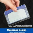 thumbnail image 4 of Thrivenget Card Sleeves, 20/60/100 PCS Social Security Card Protector Sleeves, Suitable for Various Card Types (20PCS), 4 of 6
