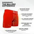 thumbnail image 3 of Ballerz No Fly Ball Hammock Underwear for Men, 3 Pack | Anti Chafing Men’s Boxer Briefs with Pouch for Balls and Support | Cooling Moisture Wicking American Made Athletic Boxer Briefs for Men, 3 of 3