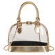 thumbnail image 1 of Bolso bandolera para mujer Bolsos de hombro con cadena de PVC transparente Bolso de playa transparente (Oro) Ehuebsd Para Estrenar, 1 of 9