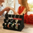 thumbnail image 5 of iMounTEK 3 Tier Velvet Jewelry Stand Removable Bracelet Holder Watch Jewelry Bangle Display Rack, 5 of 5