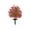 Hot Pink, variant on Diceymbol Round Artificial Flower Bush Garden Stake Spring Floral Decor for Yard Patio Lawn Flower Bed 22 Inch