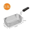 thumbnail image 2 of Panier de Friture en Acier Inoxydable avec Poignée pour Friteuse, Peut Frire Cuisses de Poulet, Frites, Filet de Poulet, 2 of 3