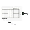 thumbnail image 3 of Almencla Coaching Boards Portable Guidance Training Tool Referees Gear Practice Board Badminton, 3 of 8