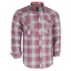 thumbnail image 1 of Camisa COEVALS CLUB para hombre, manga larga, estilo western a cuadros, con botones a presión, 1 of 7