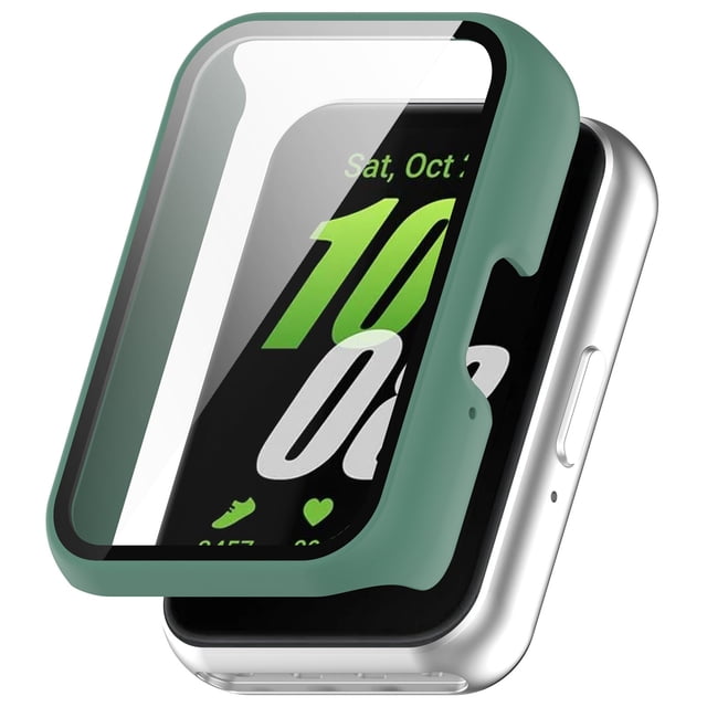 Integrated PC & Tempered Glass Case Compatible With Smartwatch Bands Durable Cover For Electronic Wearables