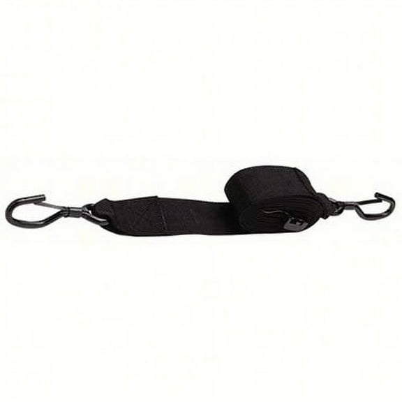 Seachoice Gunwale Trailer Tie Down Strap, 2" Wide, Black