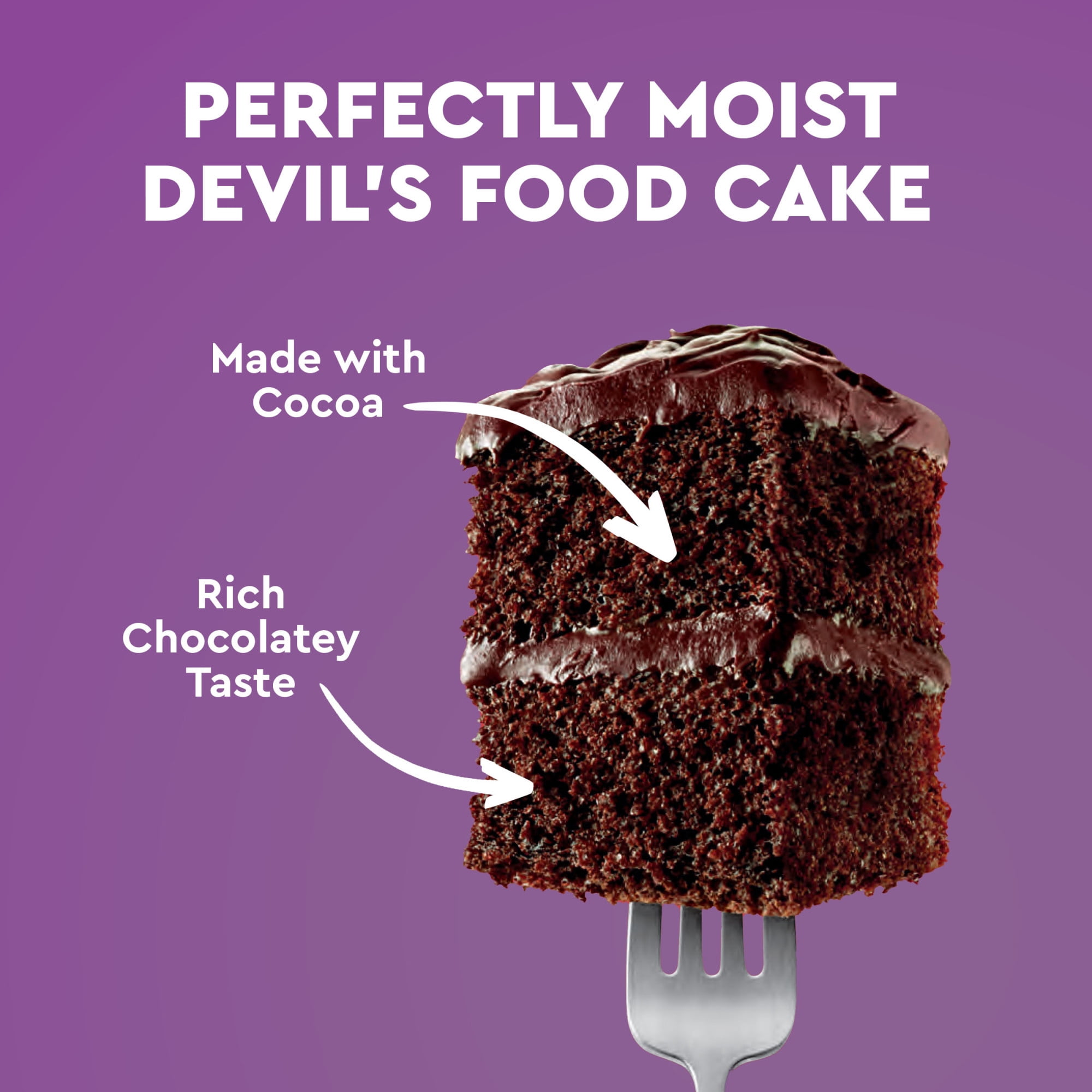 (12 pack) Duncan Hines Devil's Food Cake Mix, 15.25 oz.