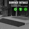 thumbnail image 4 of Rise Threshold Ramps for Doorways Lbs Load Capacity .Wide Natural Rubber Power Wheelchair Ramp is Adjustable and Cuttable for Doorways Curb Sweeper Power Scooter, 4 of 7