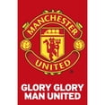 thumbnail image 1 of Manchester United - Glory Glory Team Crest Poster (24 x 36 inches), 1 of 1