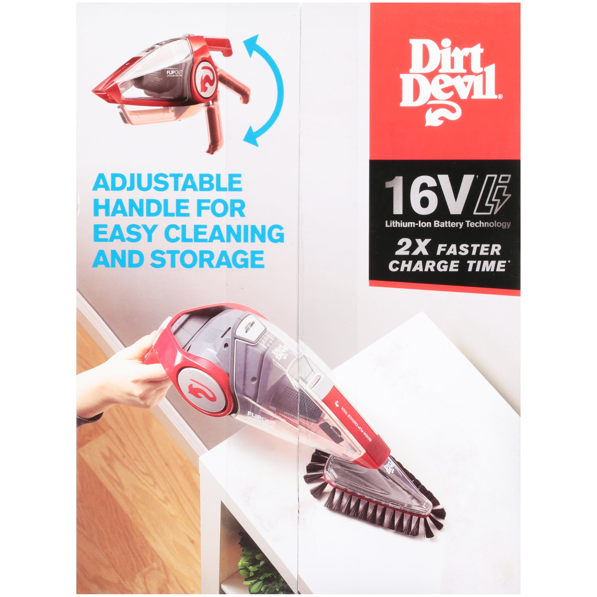 Dirt Devil QuickFlip Pro 16-Volt Lithium Cordless Handheld Vacuum Cleaner