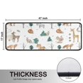 thumbnail image 5 of Kitchen Rugs Sets Of 2,White Christmas Forest Animal Pattern Anti Fatigue Kitchen Mat Rugs Non Slip Washable,Decorative Kitchen Floor Mats for Kitchen,Sink,Laundry,17"x47"+17"x47", 5 of 5