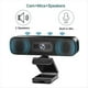 thumbnail image 3 of CáMara Web 2K HD con 2 Altavoces y MicróFono Integrado, TransmisióN USB para Videoconferencias en Computadoras PortáTiles de Escritorio., 3 of 8