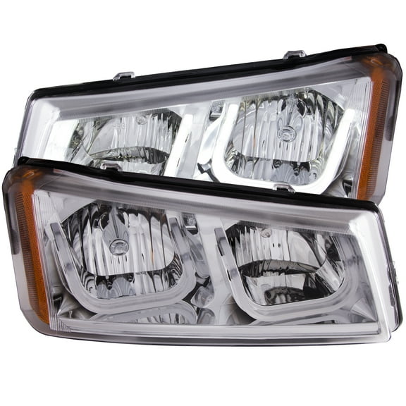 ANZO USA 111313 Projector Headlight Set Fits select: 2003-2007 CHEVROLET SILVERADO, 2003-2006 CHEVROLET AVALANCHE