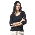 thumbnail image 1 of Blusa básica manga 3/4 Roman Fashion Juvenil G Negro, 1 of 4