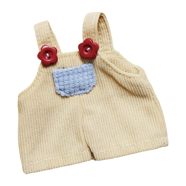 Body de muñeca Ropa de muñeca Suministros suaves para bricolaje Ropa de uso diario Ropa para cambiarse Simulación Café