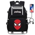 thumbnail image 1 of 18 Inch Super Hero Spider Man Usb Laptop Backpack - Youth Student Backpack For Men And Women - Large Capacity Backpack Traveling Bag, 1 of 1