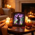 thumbnail image 6 of Halloween Witch 3D Pearl Diamond Art Kit Full Drill Shaped Rhinestone Painting for Adults Beginners Gothic Silhouette Moon Star Wall Decor Holiday Handmade Gift, 6 of 8