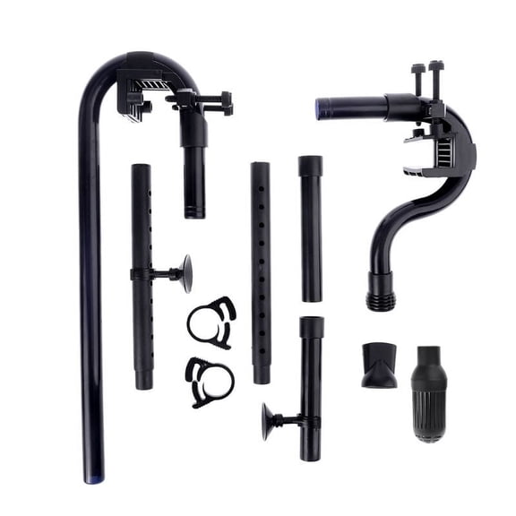 Canister Filter Inlet Outlet Rainfall Pipe Aquarium External Filter Accessories Parts with Suction Cups for Fish for Tan