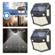 thumbnail image 3 of 2x Detección de movimiento solar LED Puerta Impermeable Patio Jardín Lámpara 160 leds Sunnimix Luz de pared exterior impermeable, 3 of 8