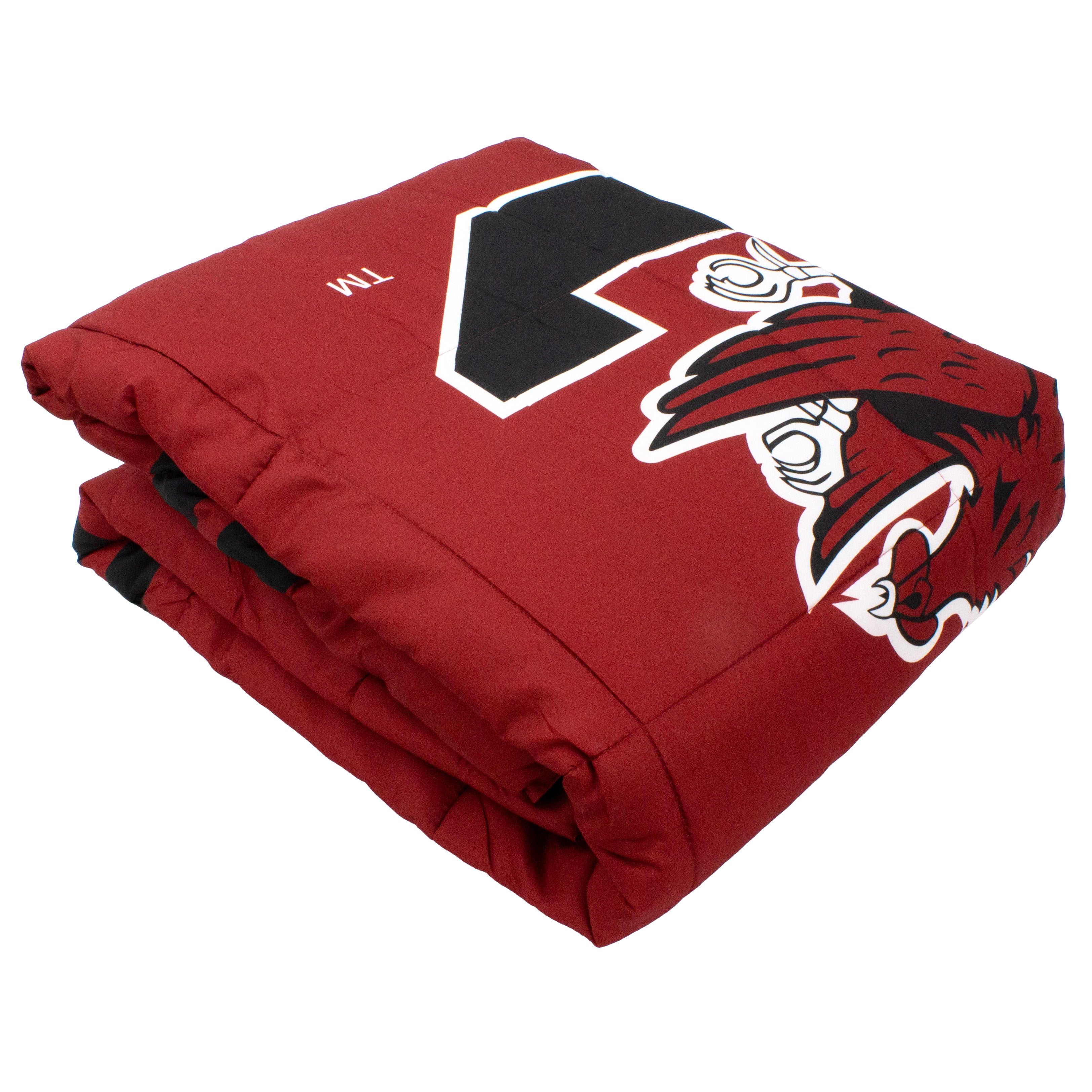 College Covers South Carolina Gamecocks Reversible Big Logo Soft and Colorful Comforter Queen