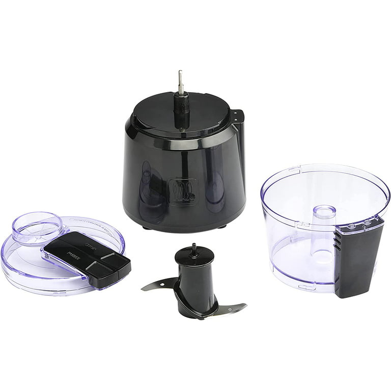 Toastmaster 3-Cup Mini Chopper with 2 Speeds, Black