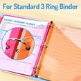 thumbnail image 6 of 8 Dividers with Two Pockets, 8 Tabs, for 3-Ring Binder Organizer, Multicolor, 1 Set, 6 of 6