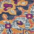 thumbnail image 6 of 2â€™ x 6â€™ Rustic Orange Medallion Area Rug, 6 of 9
