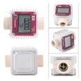 thumbnail image 3 of Digital K24 Oil Fuel Flow Meter Gau LCD Fuel Flow Meter Chemicals Water Sea Liquid Flow Meters Measuring Tools ,Accurate Measurement, 3 of 7